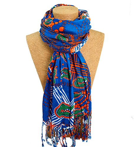 Mixed Print Scarf, Florida, 72"L x 24"W