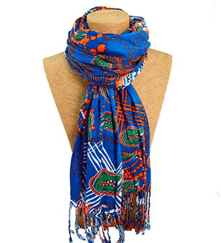 Mixed Print Scarf, Florida, 72"L x 24"W