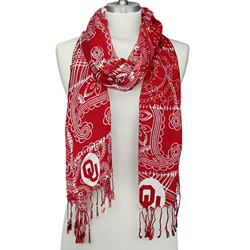 Mixed Print Scarf, Oklahoma, 72"L x 24"W