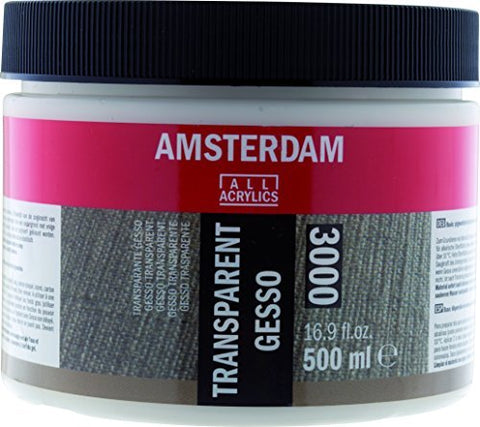 Amsterdam Acrylic Gesso Transparent  500ml