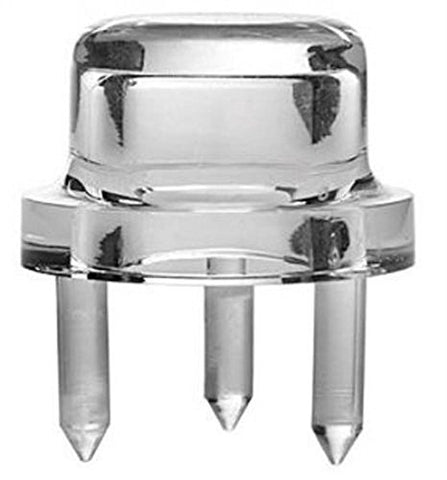 Cheese Button Clinchers, Acrylic, Set of 2