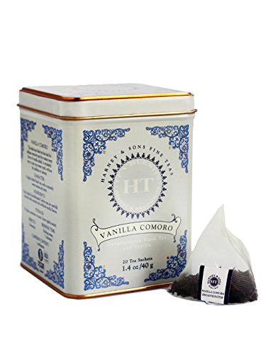 HT Tins - Decaf Flavored Black Tea, Vanilla Comoro (20 ct)