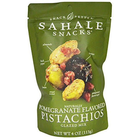 Sahale Nut Blends Standard Pouches, Pomegranate Pistachio, 4 oz