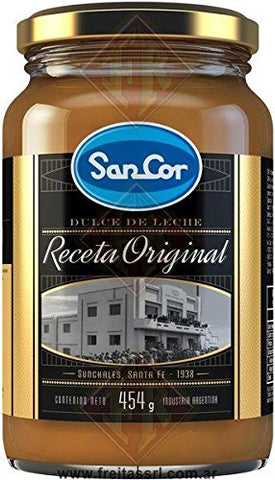 San Cor - Dulce De Leche (Vidrio), 454 Grams