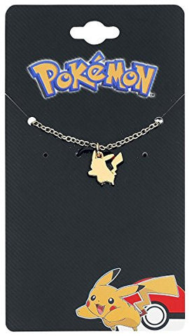 Pikachu Gold Plated Pendant, .507 in x .507 in x .062 in, 18 in