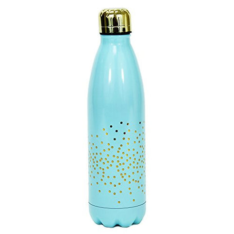 Stainless Water Bottle - Confetti Teal