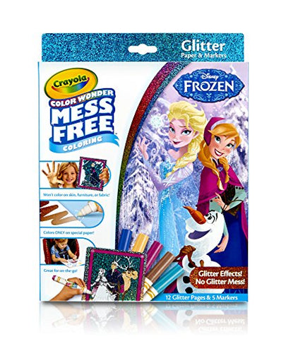 Color Wonder Glitter Paper & Markers, Frozen