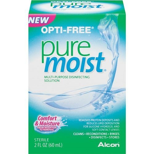 Opti-Free Pure Moist 2 oz with Free Lens Case