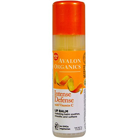 Avalon Intense Defense Lip Balm with Vitamin C, 0.25 oz