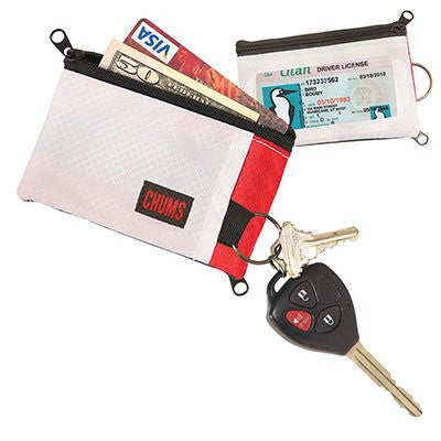 Wallet, Surfshorts,  White/Red