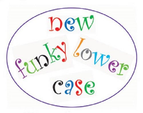 FMM Funky Lower Case Letters Tappit Set of 4