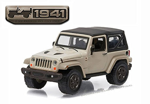 Greenlight - 1/64 - Jeep - Wrangler Hard-Top 75th Anniversary 2016 Sand