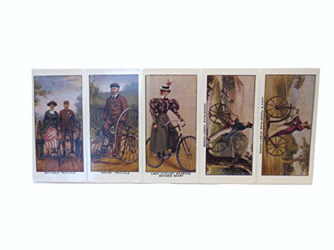 8 Brier Rose Victorian Cyclist Stickers