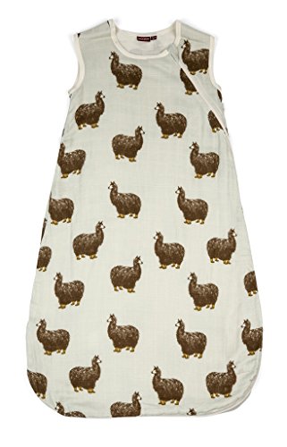 Bamboo Traditional Sleep Sack, Blue Alpaca- 0-6M