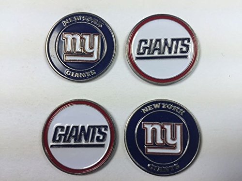 NFL Ball Markers - New York Giants - 2 Pack