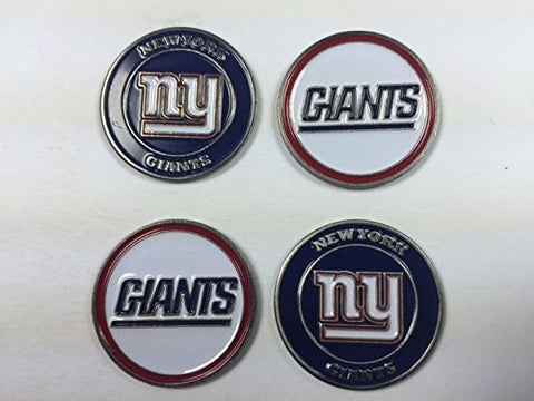 NFL Ball Markers - New York Giants - 2 Pack