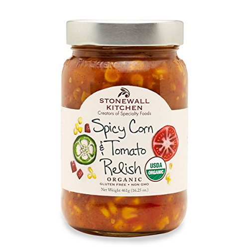 Organic Spicy Corn & Tomato Relish 16.25 oz Jar
