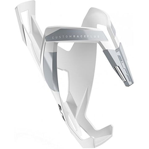 Elite Custom Race Plus Skin, White Soft Touch With Grey Graphic  Fiberglass Cage