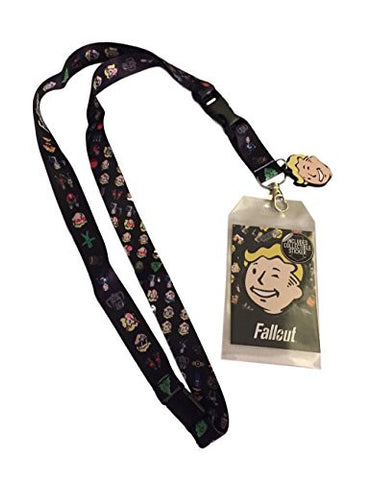 Fallout Emoji Lanyard with Sticker