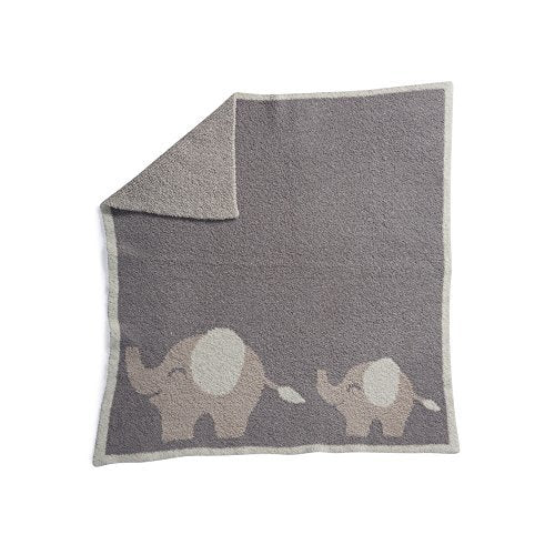 CozyChic Follow Me Blanket-Elephant Dove Gray-Stone-Cream 30in x 32in