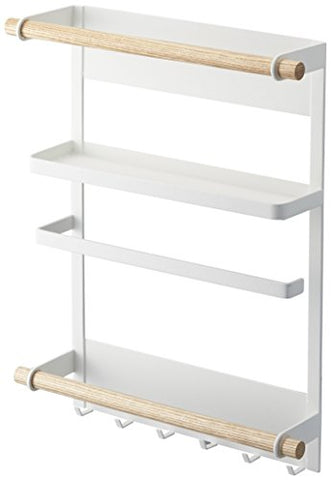 Tosca Magnetic Kitchen Organization Rack - White