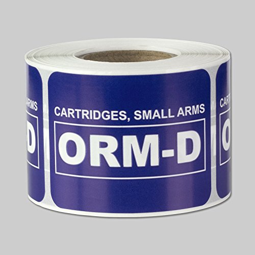 2 x 1.5 inch - ORM-D Cartridge Small Arms Stickers (300 Stickers)