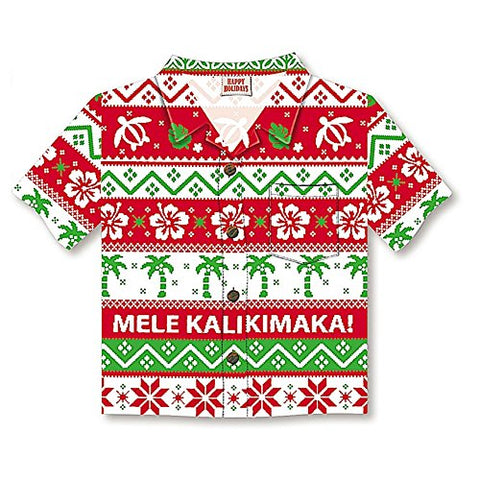 Aloha Shirt Christmas Cards: Island Ugly Sweater (8 Cards, 9 Envelopes), 8" x 5 7/8"