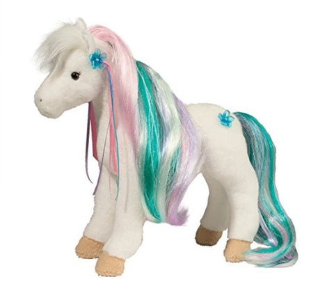 Rainbow Princess Horse, 12" Long