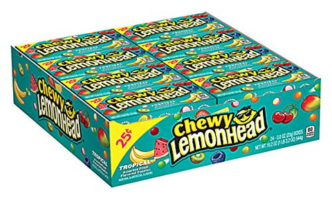 Lemonhead Chewy Candy Tropical Flavor 0.8 oz