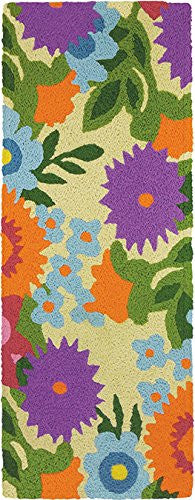 Flowery Garden, Home & Garden Rug 21" x 54"