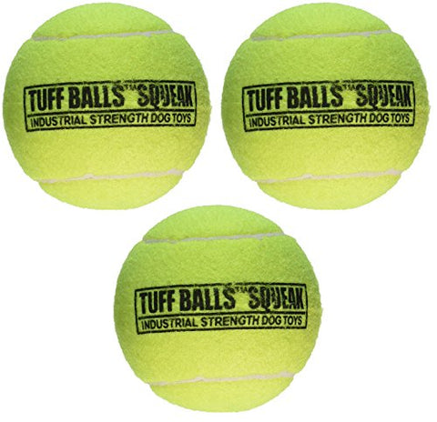 PetSport Giant Tuff Balls Squeak, 4"