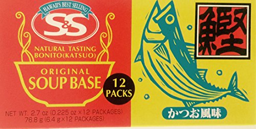 S&S Saimin Soup Base 12 packets - 2.7 oz