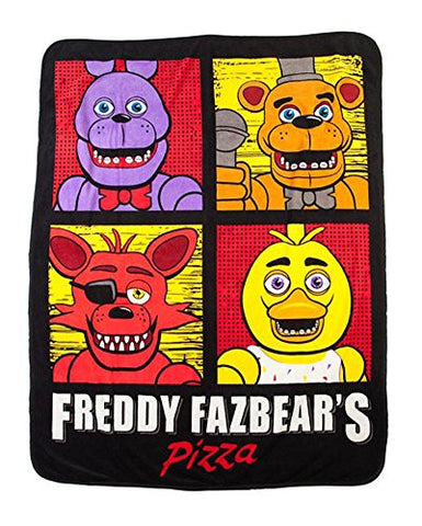 Five Nights at Freddy's Four Square Character Throw