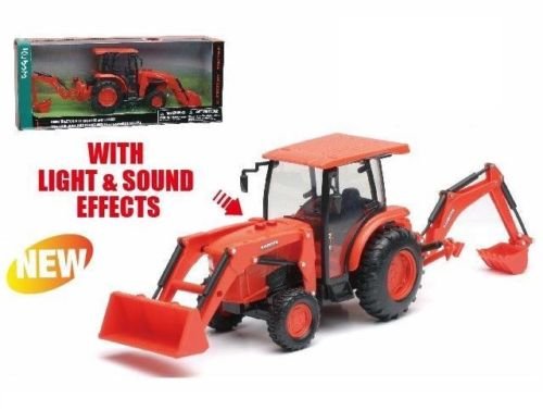 B/O 1:18 Kubota Farm Tractor W/Loader And Backhoe(L&S)
