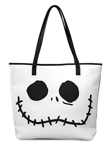 Nightmare Before Christmas Jack/Sally Big Face 2-Sided Tote