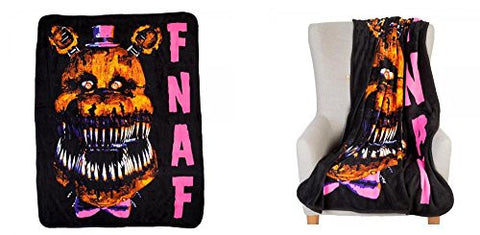 Five Nights at Freddy's Horror Bear Throw