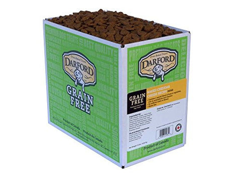Darford Oven Baked Grain Free Cheddar Cheese Recipe Minis Dog Treats, 15 lb