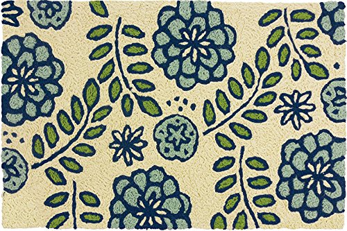 Blue Merigolds, Home & Garden Rug 21" x 33"