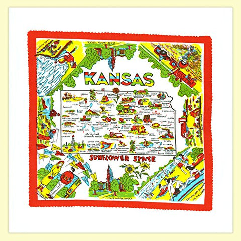 Kansas Towel, 22" x 22"