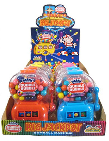 Kidsmania Dubble-Bubble Big Jackpot Slot Machines 12 Count