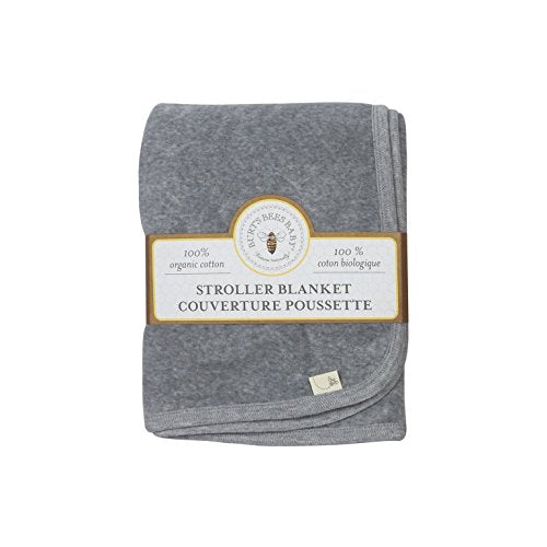 Velour Stroller Blanket, Heather Grey