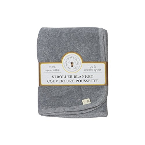 Velour Stroller Blanket, Heather Grey