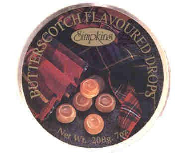Simpkins Butterscotch Drops 7oz