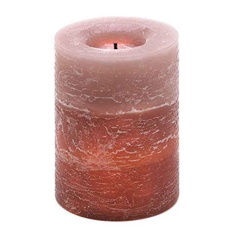 Rustic Wood Spice Flameless Candle (3" diameter x 4" high)