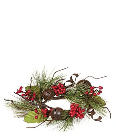 4.5" Pine Bell Berry Ring