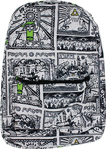 Zelda Game Drawings Sublimated Backpack