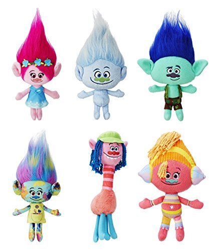 Hasbro - Trolls Hug N Plush Asst - Branch, 
Hasbro - Trolls Hug N Plush Asst - Cooper, 
Hasbro - Trolls Hug N Plush Asst - DJ Suki, 
Hasbro - Trolls Hug N Plush Asst - Guy Diamond, 
Hasbro - Trolls Hug N Plush Asst - Harper and 
Hasbro - Trolls Hug N Plus