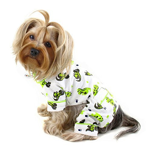 Playful Dinosaur Flannel PJ, L