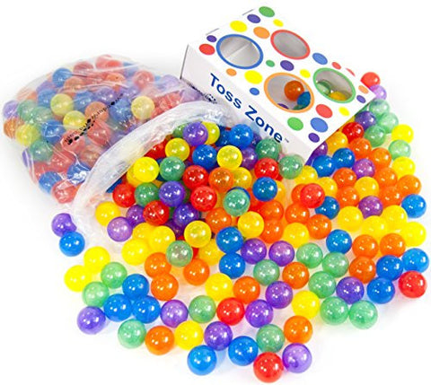 300-PIECE INVISABALL PLAY BALL, 6 ASSORTED COLORS, w/ Toss Zone