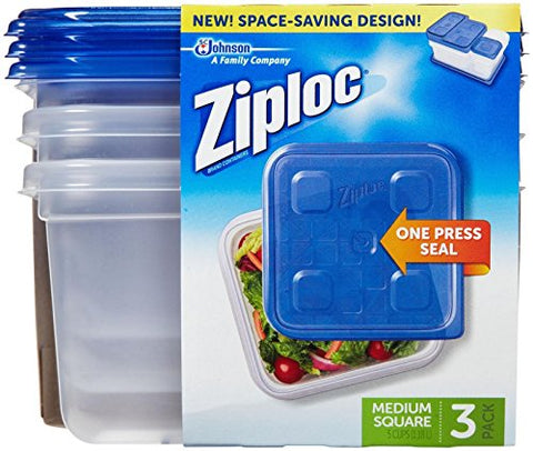 Ziploc- Container Medium 3ct